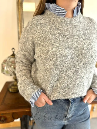 Pull Rafaëlle • Gris Chiné
