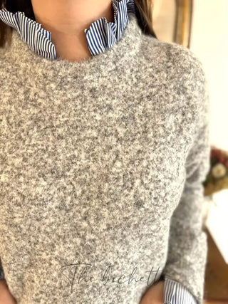 Pull Rafaëlle • Gris Chiné