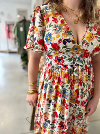 Robe longue Albertine