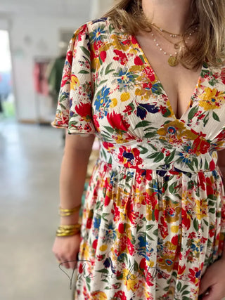 Robe longue Albertine