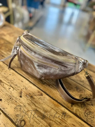 Sacoche Juliette • Bronze (cuir luisant)
