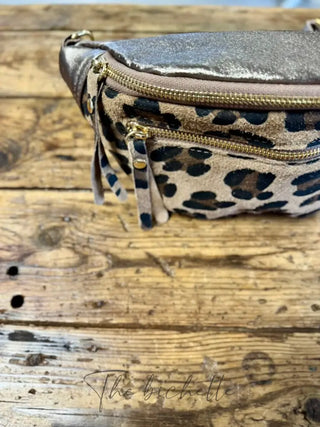 Sacoche léopard • Marron