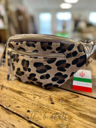 Sacoche léopard • Marron