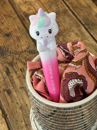 SQUISHY GEL PEN SQUEEZIES UNICORN