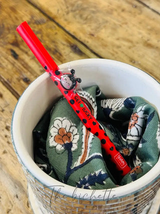 Stylo à Encre Gel avec Animal Décoratif Coccinelle « Ladybug » • Legami