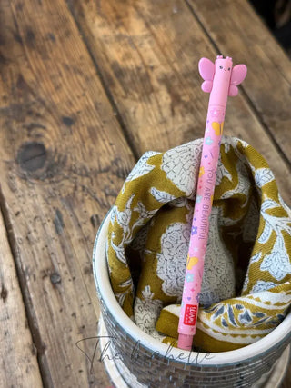 Stylo gel effaçable Papillon • Legami