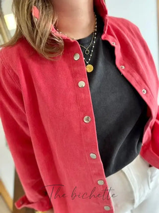 Surchemise Julie • Rouge