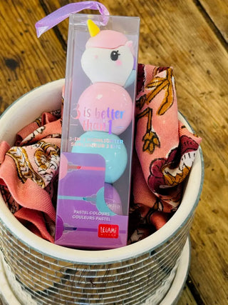 3 IN 1 HIGHLIGHTER 3 IS BETTER THAN 1 UNICORN