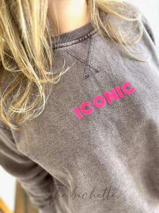Sweat Iconic • Chocolat TU