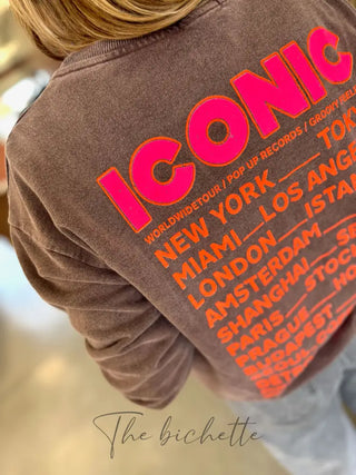 Sweat Iconic • Chocolat TU