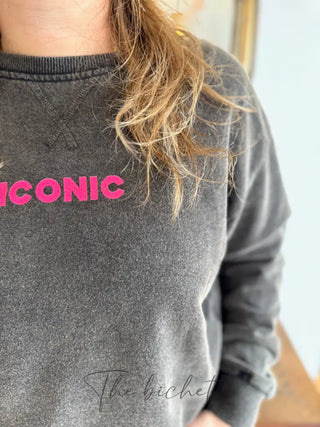 Sweat Iconic • Gris foncé TU