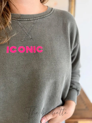 Sweat Iconic • Kaki TU