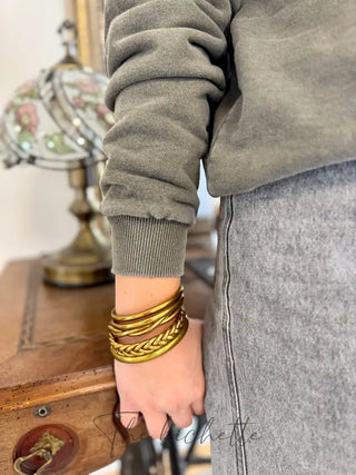 Sweat Iconic • Kaki TU