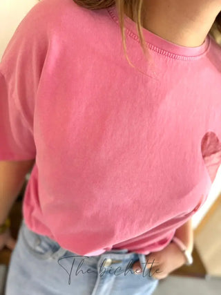 T Shirt Amor • Rose TU