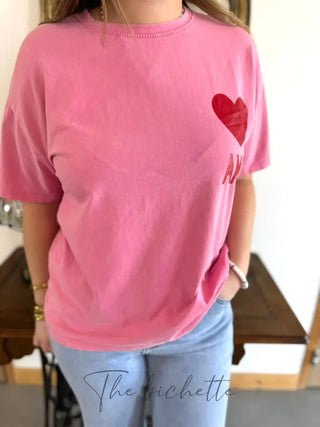 T Shirt Amor • Rose TU