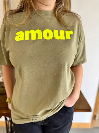 T shirt Amour ❤️ • Kaki TU