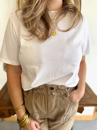 T-Shirt Nicole • Blanc