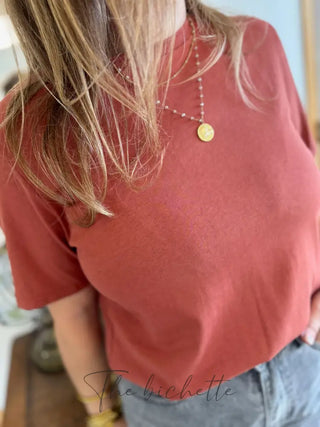 T-Shirt Nicole • Brique