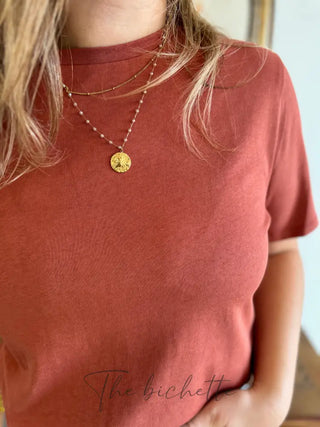 T-Shirt Nicole • Brique