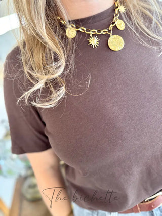 T-Shirt Nicole • Marron