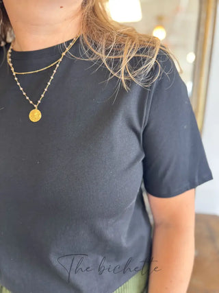T-Shirt Nicole • Noir