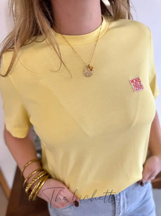 T-Shirt Nina • Jaune