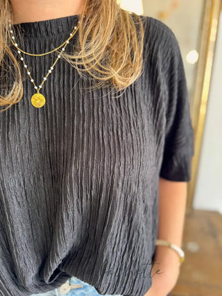 T Shirt Oversize Lorine • Noir