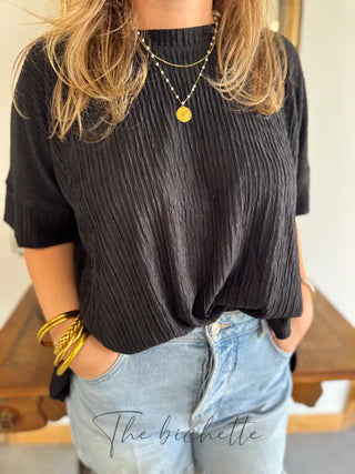 T Shirt Oversize Lorine • Noir