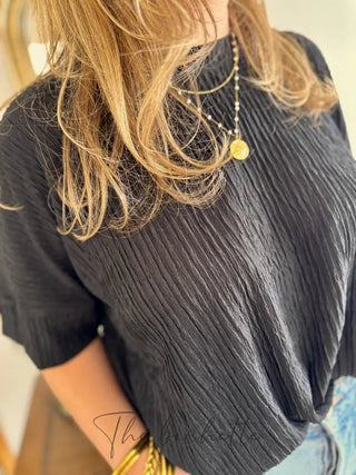 T Shirt Oversize Lorine • Noir