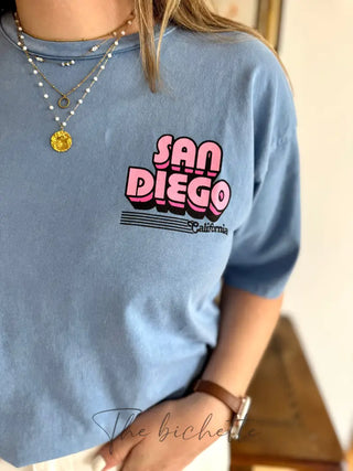 T Shirt San Diego • Bleu jean TU