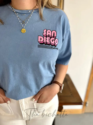 T Shirt San Diego • Bleu jean TU