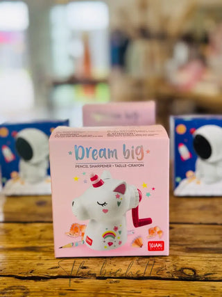 DESKTOP PENCIL SHARPENER DREAM BIG UNICORN