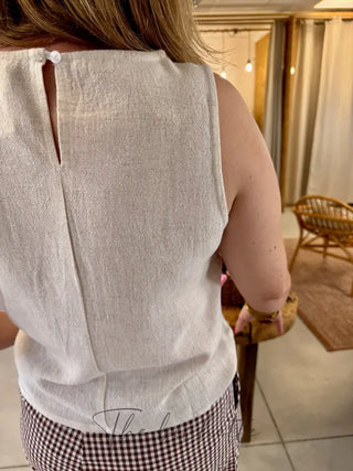 Top Camilia • Ecru