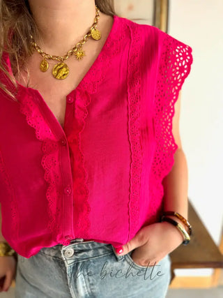 Top Léo • Fuschia