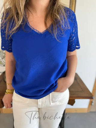 Top Mathieu • Bleu roi