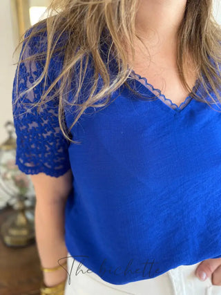 Top Mathieu • Bleu roi