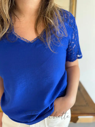 Top Mathieu • Bleu roi