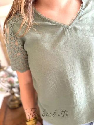 Top Mathieu • Vert Sauge