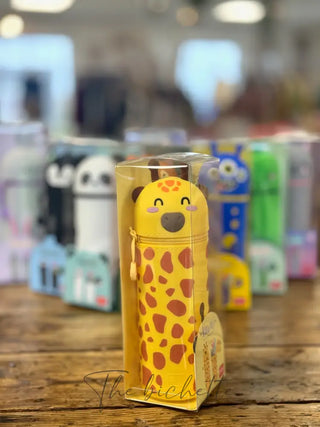 Trousse en Silicone Souple 2-en-1 Girafe • Kawaii • Legami