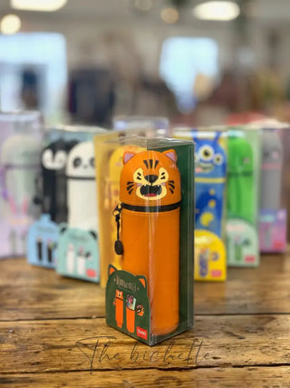 Trousse en Silicone Souple 2-en-1 Tigre • Kawaii • Legami