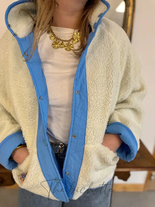 Veste réversible Laure • Bleu