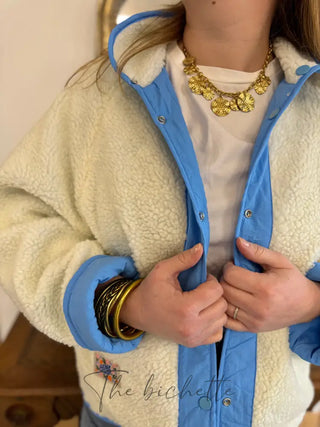 Veste réversible Laure • Bleu