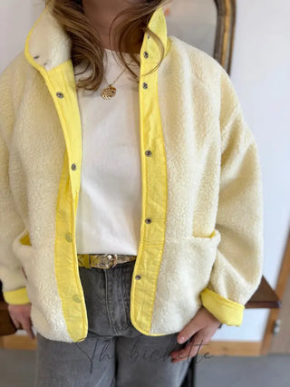 Veste réversible Laure • Jaune