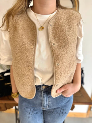 Veste s/ Manches Anaïs • Beige