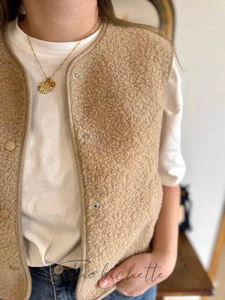 Veste s/ Manches Anaïs • Beige