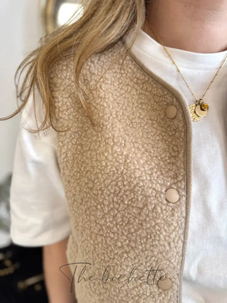 Veste s/ Manches Anaïs • Beige