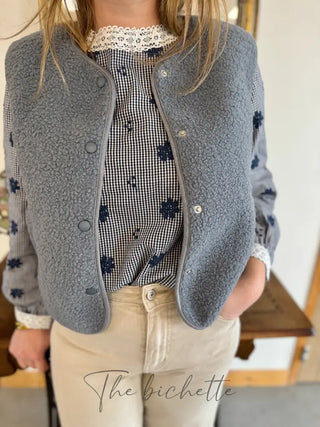 Veste s/ Manches Anaïs • Bleu