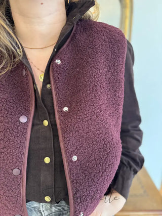 Veste s/ Manches Anaïs • Bordeaux