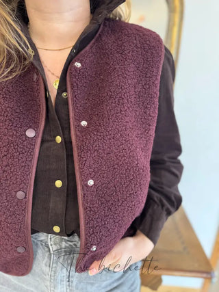 Veste s/ Manches Anaïs • Bordeaux