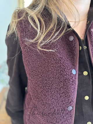 Veste s/ Manches Anaïs • Bordeaux